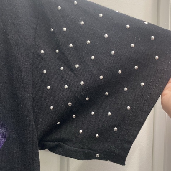 Pink Floyd Studded Cropped T-Shirt Size Small Crop Top S Woman’s Concert Top - Picture 5 of 8